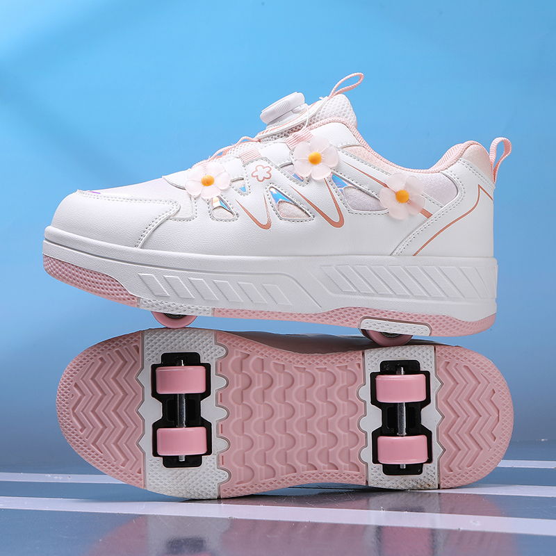 Sneakers - أحذية تزلج للأطفال بعجلات قابلة للسحب،