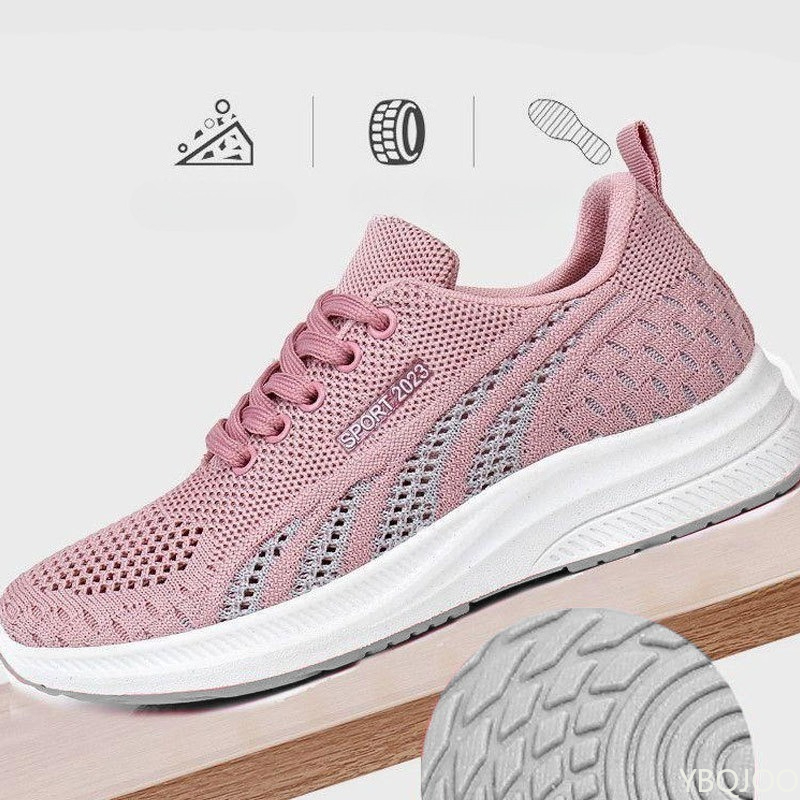 أحذية نسائية رياضية كبيرة الحج - مراجعة Breathable Mesh Athletic Shoes وسعره