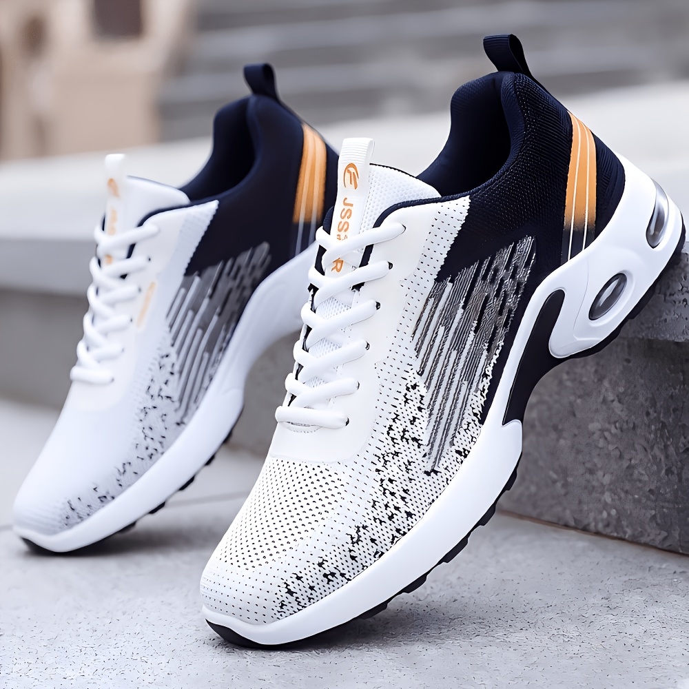 أحذية جري رجالية شبكية منسوجة  - مراجعة Shock Absorbing Gym Trainers وسعره