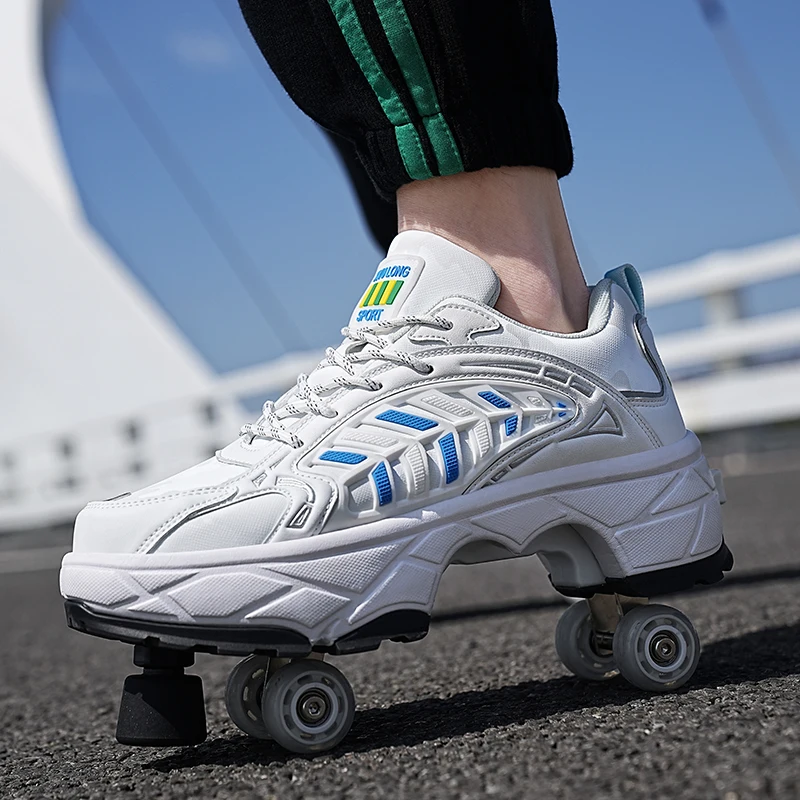 أحذية تزلج بعجلات كبيرة قابلة  - مراجعة Running Shoes وسعره
