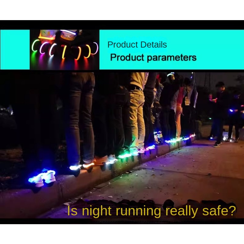 2024 مشبك حذاء مضيء ضوء في اله - مراجعة Reflective Night Running Shoes وسعره