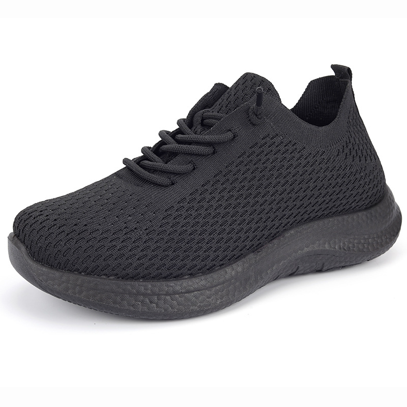 أحذية مشي صيفية للسيدات ذات شب - مراجعة Knit Fabric Lace Up Sneakers وسعره