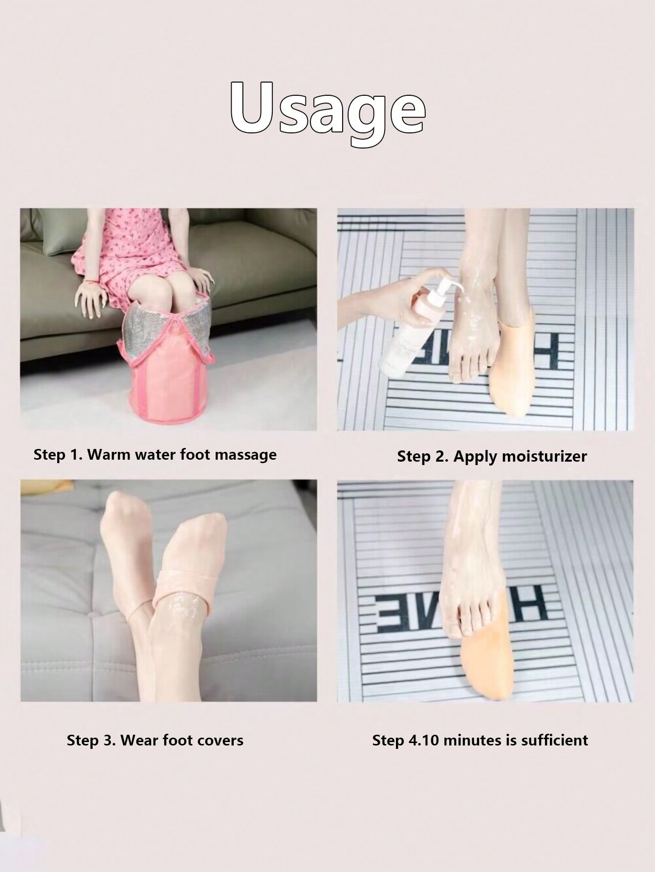 زوج واحد من جوارب السيليكون ال - مراجعة Heels وسعره