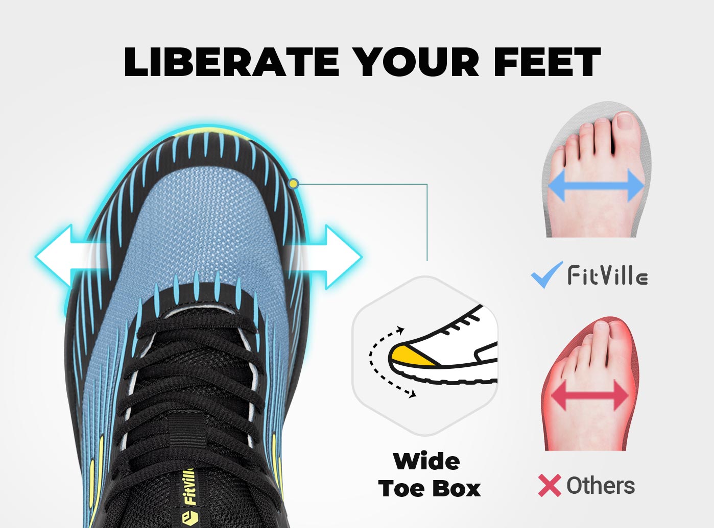حذاء FitVille الرجالي للجري في - مراجعة Anti Slip Trail Running Sneakers وسعره