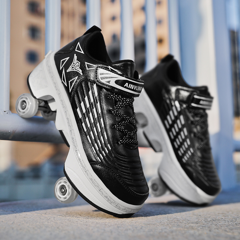 أحذية تزلج جديدة للشباب بأربع  - مراجعة Running Shoes وسعره