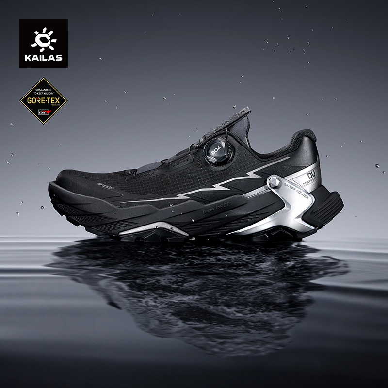 KAILAS FUGA BLACK SOLITUDE DU  - مراجعة Waterproof Goretex Running Shoes وسعره