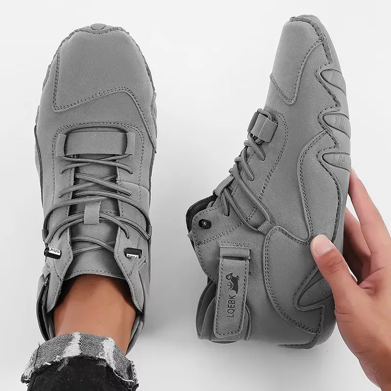 أحذية رجالية بتصميم جلدي جديد  - مراجعة Waterproof Goretex Running Shoes وسعره