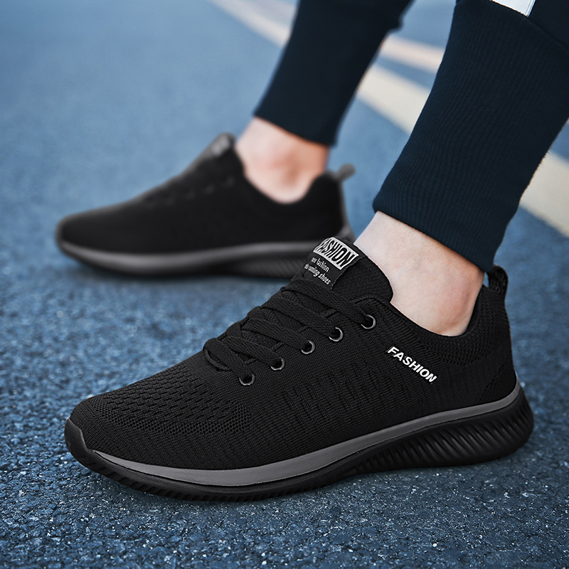 أحذية رياضية YRZL للرجال أحذية - مراجعة Knit Fabric Lace Up Sneakers وسعره